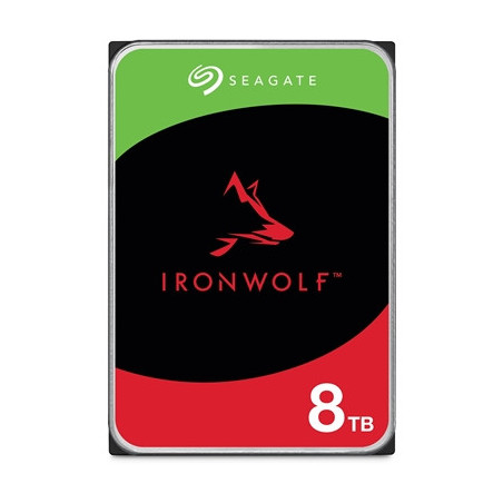 Seagate IronWolf NAS ST8000VN002 8TB 3.5“ 5400 RPM 256MB Cache Sata lll Internal Hard Drive