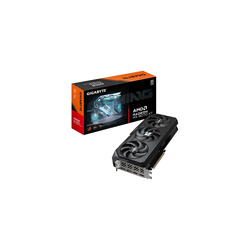 Gigabyte AMD Radeon RX 9070 XT GAMING OC 16G Graphics Card  16GB GDDR6  4096 Streams  TBD MHz Core Clock  Triple Fan  RGB  2x Di
