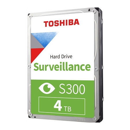 Toshiba S300 HDWT840UZSVA 4TB SATA III 3.5“ 5400RPM Surveillance Internal Hard Drive