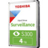 Toshiba S300 HDWT840UZSVA 4TB SATA III 3.5“ 5400RPM Surveillance Internal Hard Drive