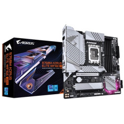 Gigabyte B760M AORUS ELITE WIFI6E GEN5 Intel 1700 Socket Motherboard  Micro-ATX  4x DDR5 Slots  2x M.2 Socket  2.5GbE LAN  Wi-Fi