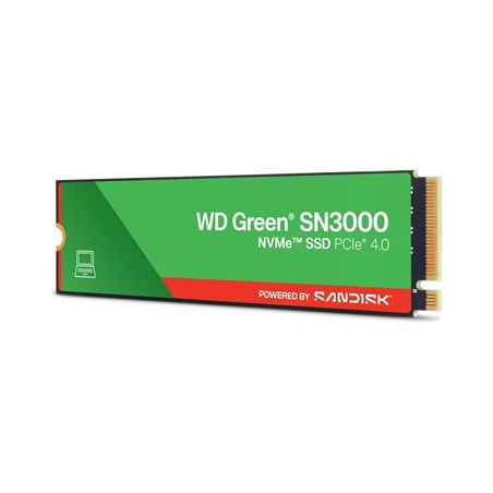 WD Green SN3000 (WDS200T4G0E-00CPS0) 2TB NVMe SSD  M.2 Interface  PCIe Gen4  2280  Read 5000MB/s  Write 4200MB/s  3 Year  Limite