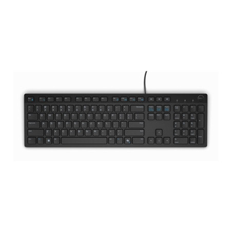 Dell KB216 Wired Multimedia Keyboard  Full-Size Keyboard  USB Plug-and-Play  Compatible with PC and Laptop  QWERTY  UK English L