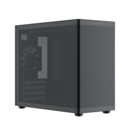 TecWare Fusion 3 mATX Compact PC Case  High Airflow SFF Chassis  3 Fans Included  Top-Mount ATX/SFX PSU Support  USB-C  Supports