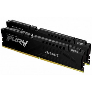 Kingston FURY Beast KF564C32BBEK2-32 32GB (2x 16GB) DIMM System Memory  6400MHz  DDR5  CL32  Black  Intel XMP  AMD EXPO