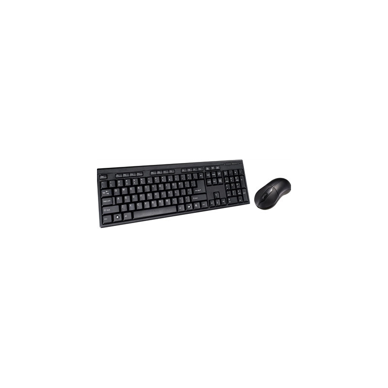 Target KBMS-001 Wired USB Keyboard & Mouse Combo  Spill-Resistant Full-Size Keyboard with Multimedia Keys + 800 DPI Optical Mous