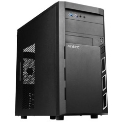 ANTEC CX500M Micro Tower Gaming Case  Black  ARGB  2  x USB 3.0 / 1 x USB Type-C  Tempered Glass Side Panel  Micro-ATX/ITX