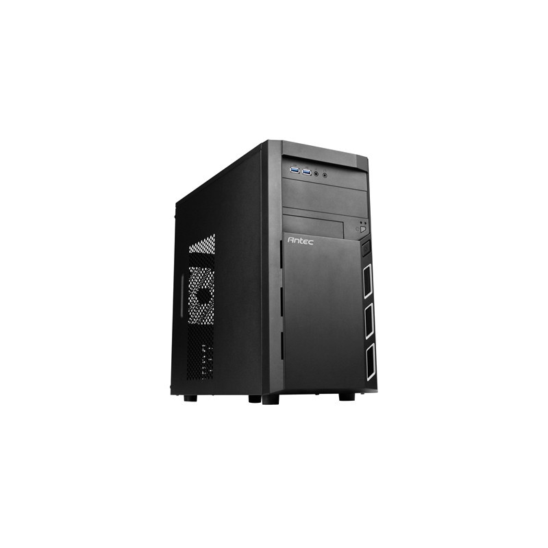 ANTEC VSK 3000 Elite Case  Home & Business  Black  Micro Tower  2 x USB 3.0  Micro ATX  Mini-ITX  Perfect for Enterprise Users