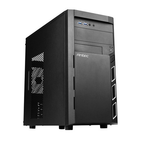 ANTEC VSK 3000 Elite Case  Home & Business  Black  Micro Tower  2 x USB 3.0  Micro ATX  Mini-ITX  Perfect for Enterprise Users