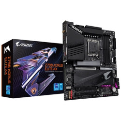 Gigabyte Z790 AORUS ELITE AX Intel 1700 Socket Motherboard  ATX  4x DDR5 Slots  4x M.2 Sockets  2x USB-C Port  Fitted I/O Shield
