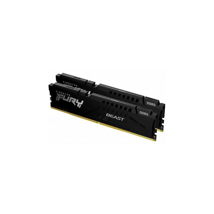 Kingston FURY Beast KF552C40BB2K2-64 64GB (2x 32GB) DIMM System Memory  5200MHz  DDR5  CL40  Black  Intel XMP