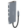 LINDY 43278 DST-Mini Plus USB-C Laptop Mini Docking Station with 4K HDMI  VGA Support & USB-C 100W Pass-Through Charging  3 x US