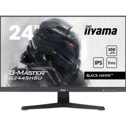 iiyama G-MASTER G2445HSU-B2 24 inch IPS Monitor  Full HD  1ms  HDMI  DisplayPort  HDCP  USB Hubx2  Freesync  100Hz  Speakers  Bl
