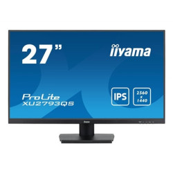 iiyama Prolite XU2793QS-B7 27 inch IPS Monitor  WQHD  1ms  HDMI  DisplayPort  100Hz  Speakers  Black  Internal PSU  VESA