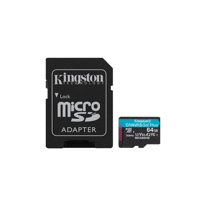 Kingston Canvas Go! Plus SDCG4/256GB 256GB Micro SD Card  UHS-1 (U3)