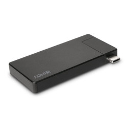 LINDY 43336 USB-C Laptop Micro Docking Station with 1 x HDMI (F) 1 x USB Type-A (F) & USB Type-C Featuring Power Delivery 3.0 Ca