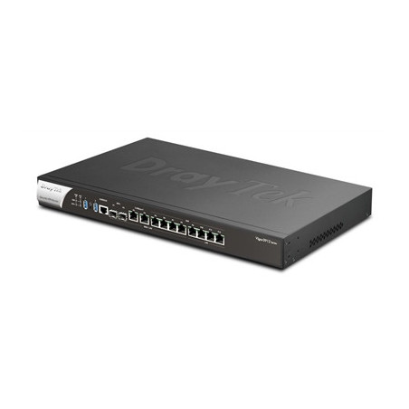 DrayTek V3912S-K Vigor 3912S Wired 12.5Gb Enterprise Grade Multi-WAN Firewall Router with 256GB SSD for Linux Applications