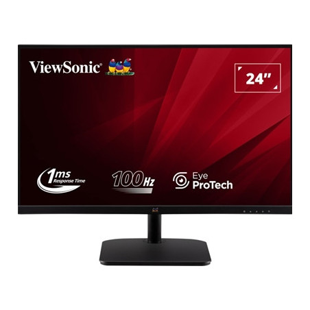 Viewsonic VA2432-H-2 24 Inch IPS Frameless Monitor   Full HD  LED  Widescreen  100Hz  1ms  VGA  HDMI  VESA