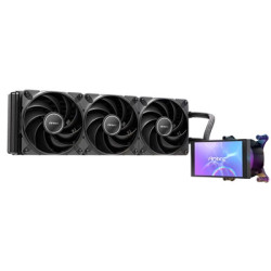 Antec Vortex View 360 Black AIO Liquid CPU Cooler  Massive 5-Inch Rotatable IPS LCD Display  9th Gen Asetek Pump for 400W TDP  T