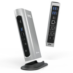 Plugable TBT4-UDZ ThunderBolt 4 Quad Monitor 100W USB-C PD 2.5GbE Docking Station