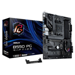 ASRock B550 PG RIPTIDE AMD AM4 Socket Motherboard  ATX  4x DDR4 Slots  2x M.2 Socket  2.5GbE LAN  1x HDMI Port