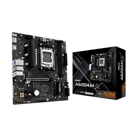 ASRock A620AM-X AMD Socket AM5 Motherboard  2x DDR5 Slots  2x M.2 Socket  2.5GbE LAN  1x HDMI Port / 1x Display Port