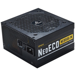 ANTEC NeoECO NE850G M 850W PSU  120mm Silent Fan  80 PLUS Gold  Fully Modular  UK Plug  Heavy-Duty Japanese Capacitors  Hybrid Z