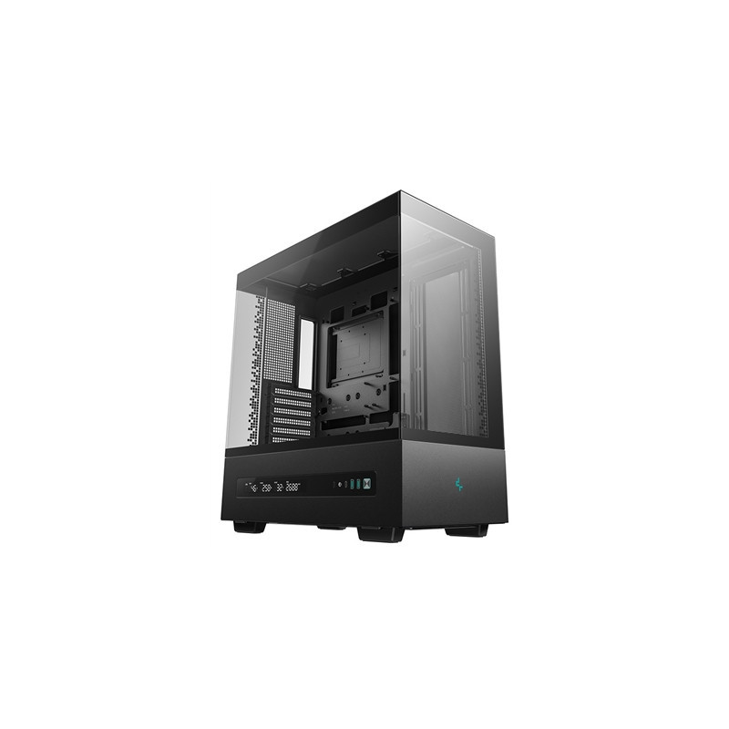 DeepCool CH690 Digital ATX Mid-Tower Case  High-Airflow PC Case with Semi-Glass Panel  USB-C Port  Support for 420mm Radiator  4