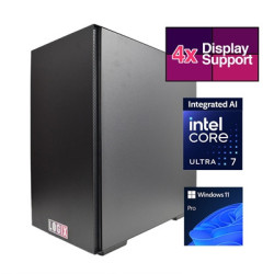 LOGIX Intel Core Ultra 7 AI Powered 20 Core  3.90GHz (5.50GHz Boost) NPU with 13 TOPS  32GB Kingston DDR5 Memory  1TB Kingston N