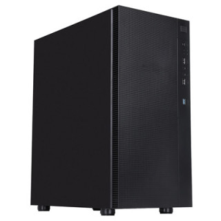 CIT Silent ES Black Mid-Tower Low Noise Computer Case with 2 x 120mm PWM Cooling Fans Included Sound Dampening Material