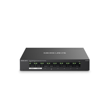 Mercusys MS108GP 8-Port Gigabit Desktop Switch with 7-Port PoE+