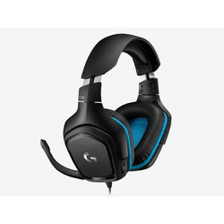 Logitech G432 Gaming Headset  7.1 Virtual Surround Sound  Compatible with PC  Xbox  PS4  Switch or Mobile Device Via 3.5mm Conne