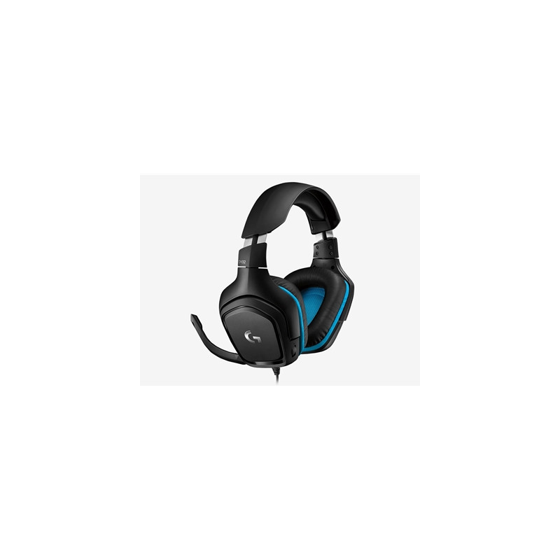 Logitech G432 Gaming Headset  7.1 Virtual Surround Sound  Compatible with PC  Xbox  PS4  Switch or Mobile Device Via 3.5mm Conne