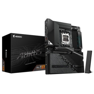 Gigabyte X870 AORUS STEALTH AMD AM5 Socket Motherboard  ATX  4x DDR5 Slots  4x M.2 Sockets  5GbE LAN  Wi-Fi 7  1x HDMI Port / 2x