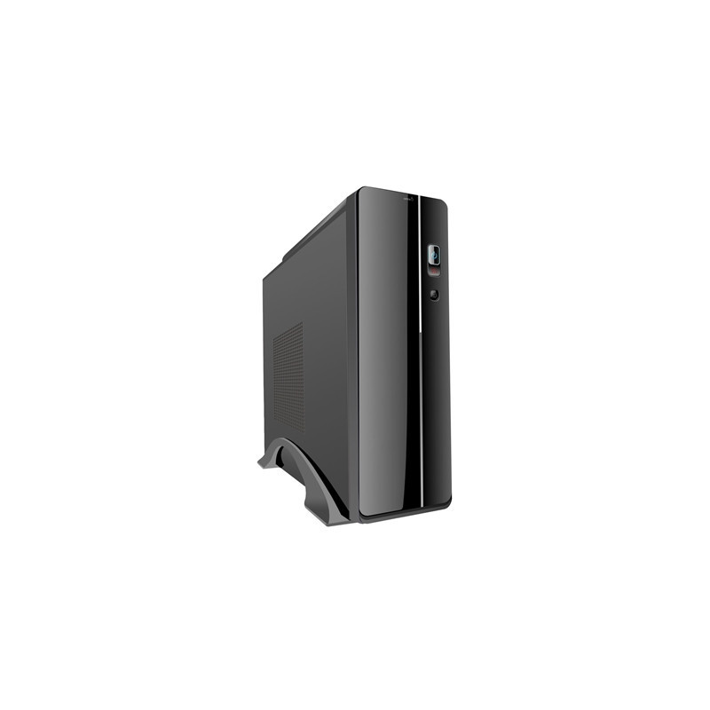 CiT S003B Thin Client Micro ATX Black Case with 300W PSU  1 x USB 3.0 & 1 x USB 2.0  Built-in 3in1 Card-Reader