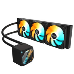 GIGABYTE GP-GIGABYTE GME 360 All-in-One Liquid CPU Cooler with 360mm Radiator  ARGB Lighting  Teflon Tubing and Magnetic Rotatin