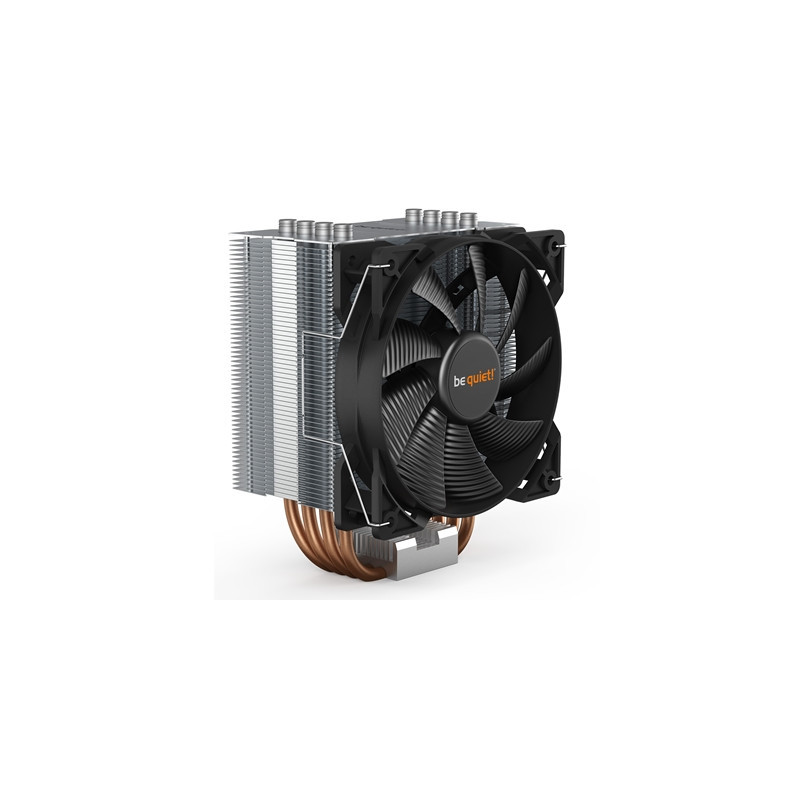 be quiet! Pure Rock 2 Fan CPU Cooler  Universal Socket  Pure Wings 2 120mm PWM Black Cooling Fan  1500RPM  4 Heat Pipes  150W TD