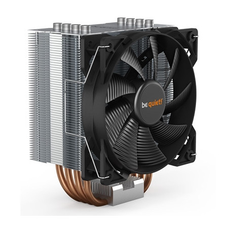 be quiet! Pure Rock 2 Fan CPU Cooler  Universal Socket  Pure Wings 2 120mm PWM Black Cooling Fan  1500RPM  4 Heat Pipes  150W TD