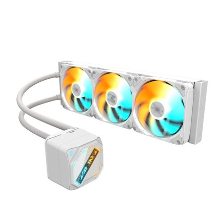 GIGABYTE GP-GIGABYTE GME ICE 360 All-in-One Liquid CPU Cooler – 360mm Radiator  ARGB Lighting  Teflon Tubing  and Magnetic Rotat