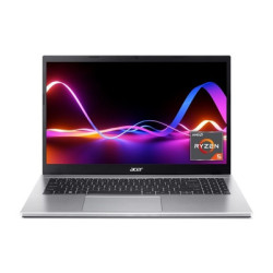 Acer Aspire 3 Laptop  15.6 Inch FHD Screen  AMD Ryzen 5 5500U Processor  8GB RAM  512GB SSD  Windows 11 Home  Silver