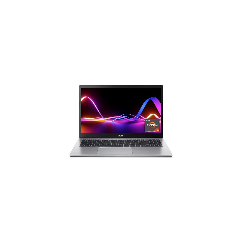 Acer Aspire 3 Laptop  15.6 Inch FHD Screen  AMD Ryzen 5 5500U Processor  8GB RAM  512GB SSD  Windows 11 Home  Silver