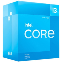Intel Core i3 12100F 4 Core Processor 8 Threads  3.3GHz up to 4.3Ghz Turbo  Alder Lake Socket LGA 1700  12MB Cache  60W  Maximum