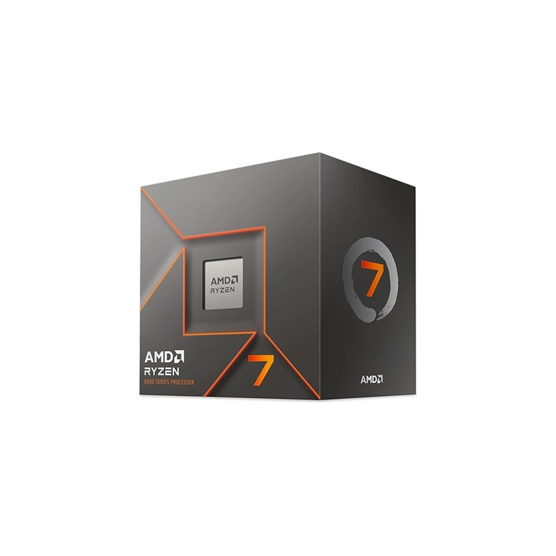 AMD Ryzen 7 8700F AM5 Processor 8 Core  16 Threads  4.1GHz up to 5GHz Boost  16MB Cache  65W AMD Wraith Stealth Cooler