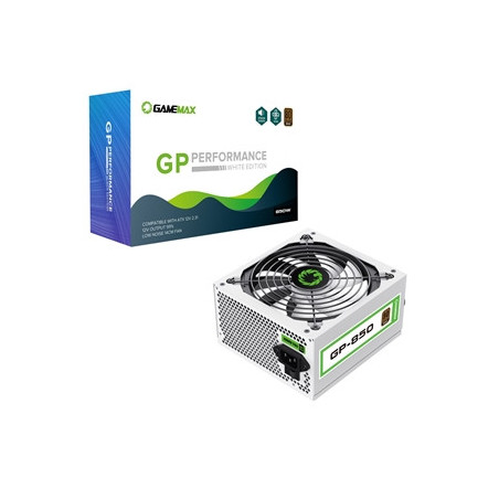 GameMax GP-850 850W 80 Plus Bronze Certified Power Supply Unit with Ultra Silent 140mm White Fan  High Efficiency  and Reliable 