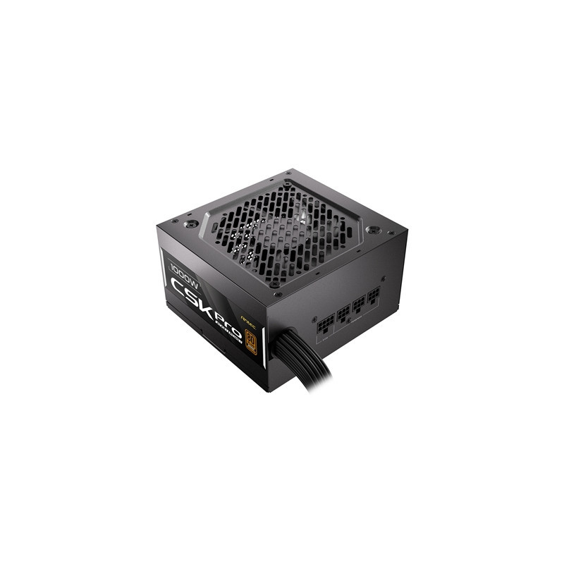 Antec CSK1000 PRO 1000W ATX 3.1 Power Supply - 80 PLUS Bronze  Semi-Modular  PCIe 5.1 Ready  12V-2x6 Connector  Quiet 120mm Fan 