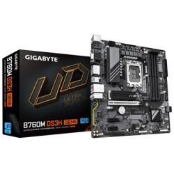 Gigabyte B760M DS3H GEN5 Intel Socket 1700 Motherboard  Micro ATX  4x DDR5 Slots  2x M.2 Sockets  2.5GbE LAN  1x D-Sub / 1x Disp