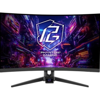 ASRock Phantom Gaming PG27FRS1A 27 Inch FHD (1920 x 1080) VA Curved (1500R) Gaming Monitor  280Hz 1ms (MPRT) Response Time  2 x 