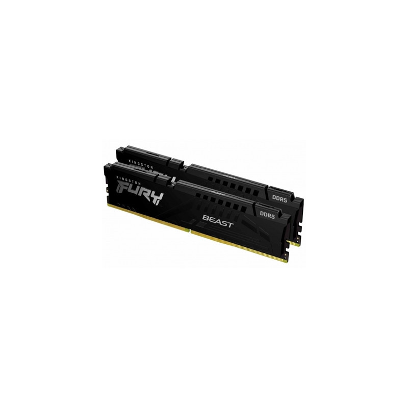 Kingston FURY Beast KF552C40BB2K2-64 64GB (2x 32GB) DIMM System Memory  5200MHz  DDR5  CL40  Black  Intel XMP