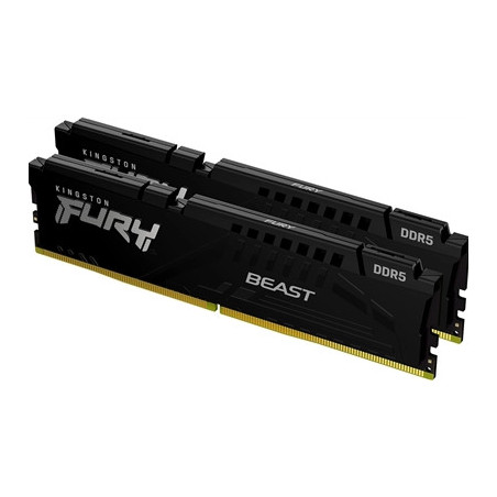 Kingston FURY Beast KF552C40BBK2-16 16GB (2x 8GB) DIMM System Memory  5200MHz  DDR5  CL40  Black  Intel XMP