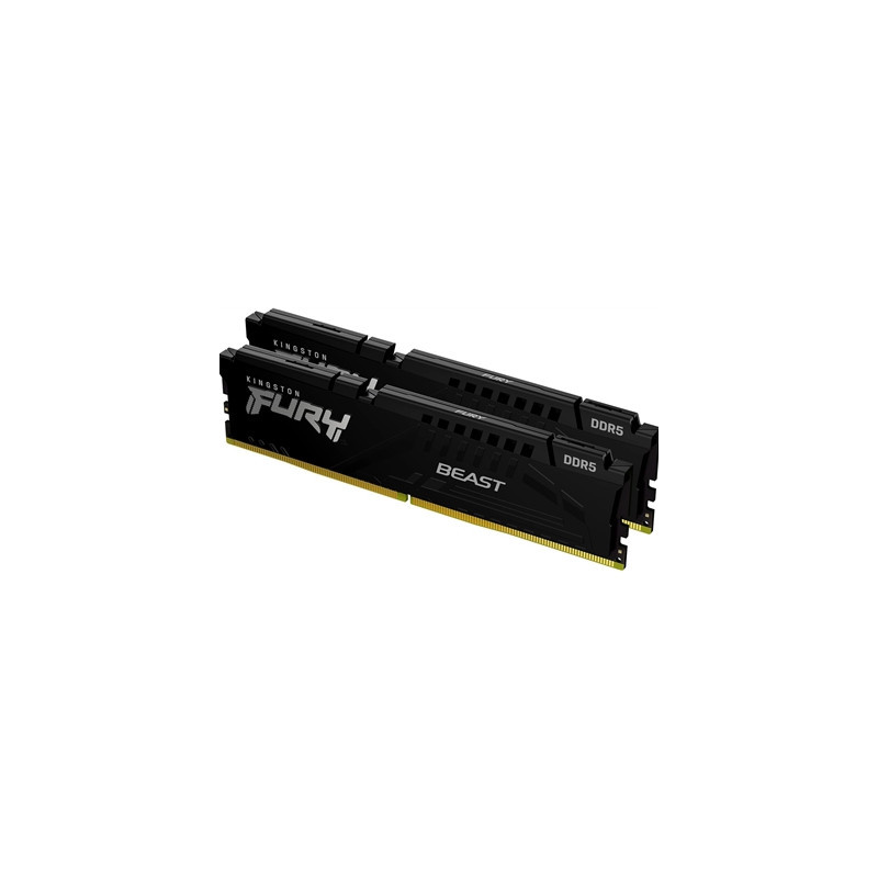 Kingston FURY Beast KF552C40BBK2-16 16GB (2x 8GB) DIMM System Memory  5200MHz  DDR5  CL40  Black  Intel XMP